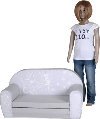 KNORRTOYS.COM Kindersofa - "Fairy Grey" 8 KNORRTOYS.COM Kindersofa - "Fairy Grey" – Bild 6