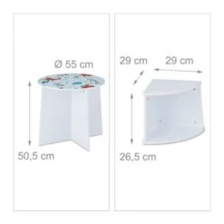 Relaxdays Kindersitzgruppe Mit 4 Hockern -Mytoys Home Store 25268176 04