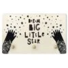 Bilderwelten Kindergarderobe Holz Spruch Dream Big Little Star Mit Blumen Schwarz -Mytoys Home Store 25409710 01