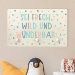 Bilderwelten Kindergarderobe Holz Sei Frech, Wild Und Wunderbar -Mytoys Home Store 25411252 03