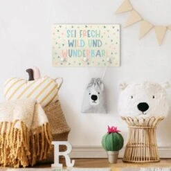 Bilderwelten Kindergarderobe Holz Sei Frech, Wild Und Wunderbar -Mytoys Home Store 25411252 05
