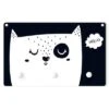 Bilderwelten Kindergarderobe Holz Spruch Hello Katzengesicht Schwarz Weiß -Mytoys Home Store 25411499 01