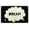 Bilderwelten Kindergarderobe Holz Spruch Dream Mit Wolke Schwarz -Mytoys Home Store 25411576 01