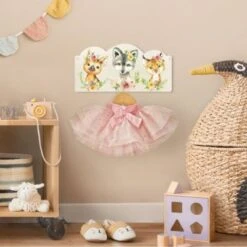 Bilderwelten Kindergarderobe Holz Aquarell Waldtiere Mit Blumen II 12 Bilderwelten Kindergarderobe Holz Aquarell Waldtiere Mit Blumen II -Mytoys Home Store 25411855 05