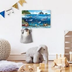 Bilderwelten Kindergarderobe Holz Animal Club International - Unterwasserwelt Mit Tieren -Mytoys Home Store 25413123 04