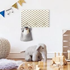Bilderwelten Kindergarderobe Holz Schwarze Punkte Muster -Mytoys Home Store 25413883 05