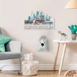 Bilderwelten Kindergarderobe Holz Polizei Und Polizeiautos -Mytoys Home Store 25414151 04