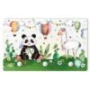 Bilderwelten Kindergarderobe Holz Panda Und Lama Aquarell -Mytoys Home Store 25414383 01