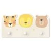 Bilderwelten Kindergarderobe Holz Süßer Zoo - Tiger Löwe Und Bär -Mytoys Home Store 25417069 01