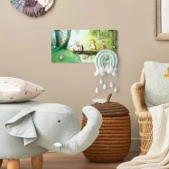 Bilderwelten Kindergarderobe Holz Kleiner Tiger - Baumbrücke -Mytoys Home Store 25418523 05