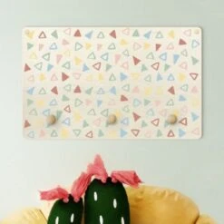 Bilderwelten Kindergarderobe Holz Gezeichnete Pyramiden Bunt -Mytoys Home Store 25418889 03