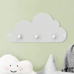 Bilderwelten Kindergarderobe Holz Kleines Graues Wölkchen -Mytoys Home Store 25418964 03