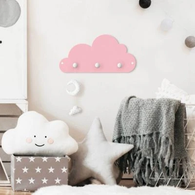 Bilderwelten Kindergarderobe Holz Kleines Rosa Wölkchen 6 Bilderwelten Kindergarderobe Holz Kleines Rosa Wölkchen – Bild 4
