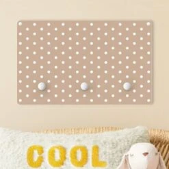 Bilderwelten Kindergarderobe Holz Weiße Punkte Auf Cappuccino -Mytoys Home Store 25418999 03