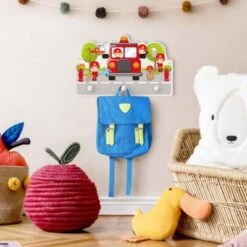Bilderwelten Kindergarderobe Holz Feuerwehr Im Einsatz -Mytoys Home Store 25419088 05
