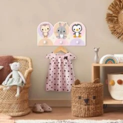 Bilderwelten Kindergarderobe Holz Eule Hase Pinguin -Mytoys Home Store 25419535 05