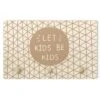 Bilderwelten Kindergarderobe Holz Spruch Let Kids Be Kids Mit Gitter Natur -Mytoys Home Store 25420401 01