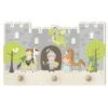 Bilderwelten Kindergarderobe Holz Burg Ritter Drachen Prinzen Und Prinzessin -Mytoys Home Store 25420545 01