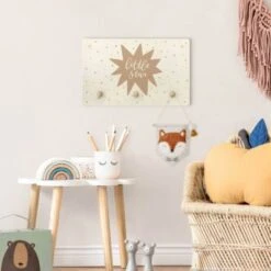 Bilderwelten Kindergarderobe Holz Spruch Little Star Mit Stern Natur -Mytoys Home Store 25420724 05