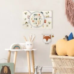 Bilderwelten Kindergarderobe Holz Buntes Alphabet Im Kreisverkehr -Mytoys Home Store 25420753 04