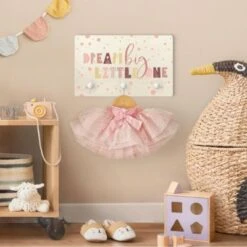 Bilderwelten Kindergarderobe Holz Dream Big Little One Rosa 12 Bilderwelten Kindergarderobe Holz Dream Big Little One Rosa -Mytoys Home Store 25420763 05