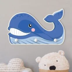 Bilderwelten Kindergarderobe Holz Dicker Wal -Mytoys Home Store 25420865 03