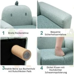 COSTWAY® Kindersessel Panda Dinosaurier Huhn -Mytoys Home Store 25695225 05