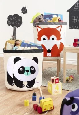 3 Sprouts Aufbewahrungskorb Für Kinderzimmer Panda Faltbar 4 3 Sprouts Aufbewahrungskorb Für Kinderzimmer Panda Faltbar – Bild 2