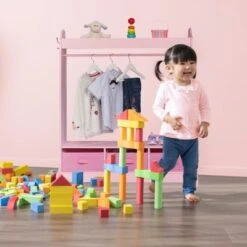 Relaxdays Kinder Kleiderständer Mit Spiegel -Mytoys Home Store 25788331 03