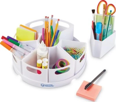 Learning Resources® Utensilienteller Stifteköcher Create-A-Space™ Storage Center Weiß, 10-tlg. 4 Learning Resources® Utensilienteller Stifteköcher Create-A-Space™ Storage Center Weiß, 10-tlg. – Bild 2