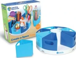 Learning Resources® Utensilienteller Stifteköcher Create-A-Space™ Storage Center Blau, 10-tlg. -Mytoys Home Store 25827302 04