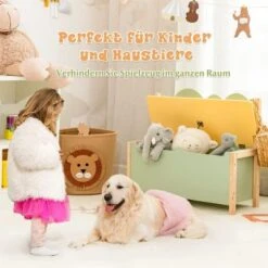 COSTWAY® Sitzbank Spielzeugtruhe Mit Deckel 10 COSTWAY® Sitzbank Spielzeugtruhe Mit Deckel -Mytoys Home Store 25864787 03