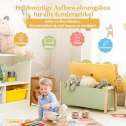 COSTWAY® Sitzbank Spielzeugtruhe Mit Deckel 11 COSTWAY® Sitzbank Spielzeugtruhe Mit Deckel -Mytoys Home Store 25864787 04