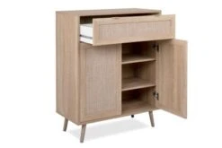 Finori Kommode "Mila" Sonoma Eiche / Rafia Geflecht 6x Fächer 11 Finori Kommode "Mila" Sonoma Eiche / Rafia Geflecht 6x Fächer -Mytoys Home Store 25871876 04