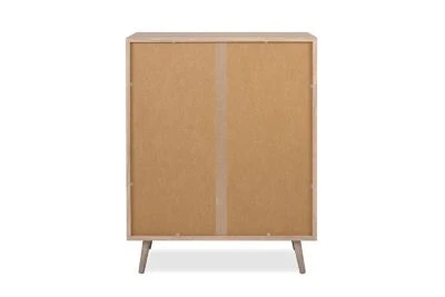 Finori Kommode "Mila" Sonoma Eiche / Rafia Geflecht 6x Fächer 7 Finori Kommode "Mila" Sonoma Eiche / Rafia Geflecht 6x Fächer – Bild 5