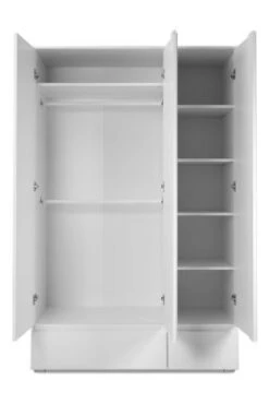 Finori Kleiderschrank "Lia", Weiß, 3 Türen -Mytoys Home Store 25871878 02
