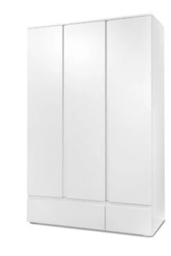 Finori Kleiderschrank "Lia", Weiß, 3 Türen -Mytoys Home Store 25871878 04