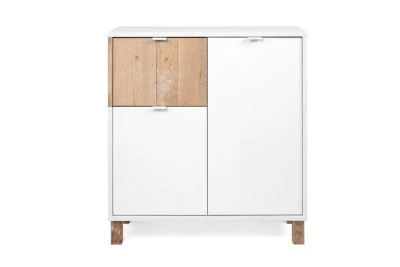 Finori Kommode "Tula" Weiß / Old Style, Hell, 2 Türen 3 Finori Kommode "Tula" Weiß / Old Style, Hell, 2 Türen