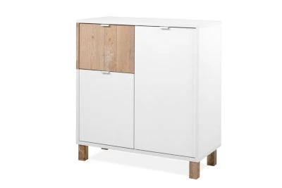 Finori Kommode "Tula" Weiß / Old Style, Hell, 2 Türen 7 Finori Kommode "Tula" Weiß / Old Style, Hell, 2 Türen – Bild 5