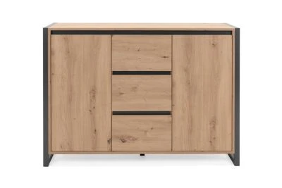 Finori Kommode "Farina", Artisan Oak / Anthrazit, Breit 3 Finori Kommode "Farina", Artisan Oak / Anthrazit, Breit