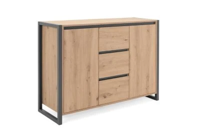 Finori Kommode "Farina", Artisan Oak / Anthrazit, Breit 6 Finori Kommode "Farina", Artisan Oak / Anthrazit, Breit – Bild 4