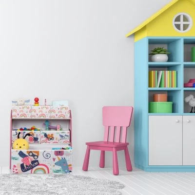 Relaxdays Kinderregal Mit 6 Aufbewahrungsboxen 7 Relaxdays Kinderregal Mit 6 Aufbewahrungsboxen – Bild 5