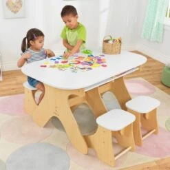 KidKraft Arches Ausziehbare Holztisch- Und Bank-Set 11 KidKraft Arches Ausziehbare Holztisch- Und Bank-Set -Mytoys Home Store 26000938 04