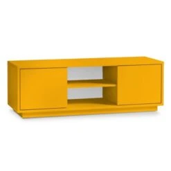 Aileenstore TV-Lowboard Eyecatcher HiFi-Kommode Mit Zwei Türen Und Zwei Fächern