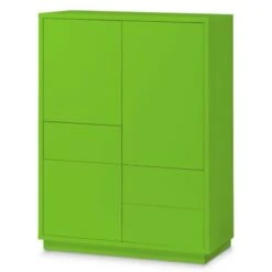 Aileenstore Highboard Eyecatcher Kommode Mit Push-To-Open-System