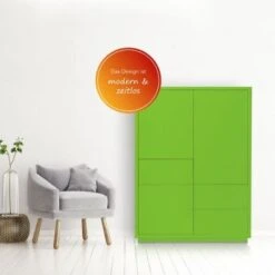 Aileenstore Highboard Eyecatcher Kommode Mit Push-To-Open-System 10 Aileenstore Highboard Eyecatcher Kommode Mit Push-To-Open-System -Mytoys Home Store 26079942 03