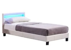Aileenstore Jugendbett Inkl. LED Beleuchtung Und Lattenrost