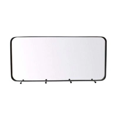 LaLe Living Garderobe Mit Spiegel Hamdi Aus Eisen, Spiegelglas 4 LaLe Living Garderobe Mit Spiegel Hamdi Aus Eisen, Spiegelglas – Bild 2