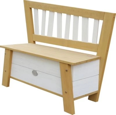 Axi Corky Aufbewahrungsbank Braun/Weiß 4 Axi Corky Aufbewahrungsbank Braun/Weiß – Bild 2