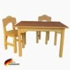 MADERA Made In Germany Kindertisch Groß Und 2 Stühlen -Mytoys Home Store 26160022 01